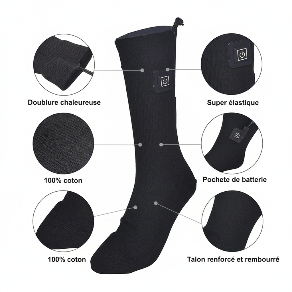 Chaussettes Chauffantes